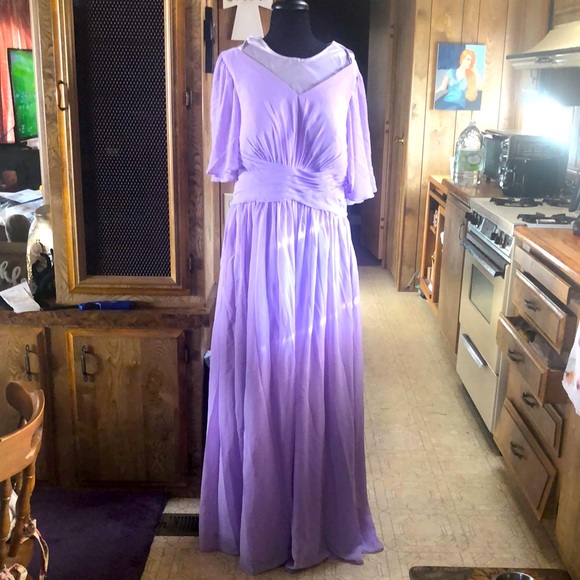 Handmade Dresses & Skirts - Lilac Maid of Honor Wedding Dress/Gown from AW Bridal!  Free Size